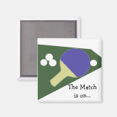 Tischtennis Magnet (Vorderseite/Rückseite)