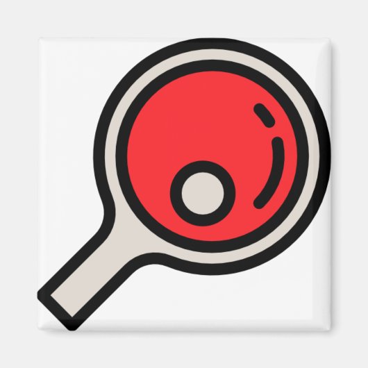 Tischtennis Magnet (Vorne)