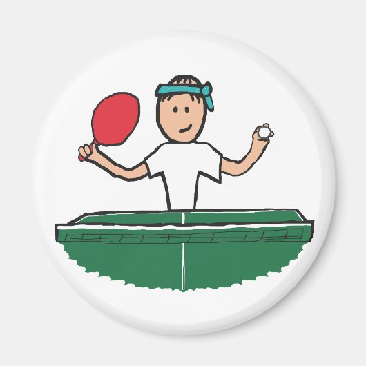 Tischtennis Magnet (Vorne)