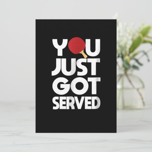 Tischtennis Men Butterfly Pong Save The Date (Stehend Vorderseite)