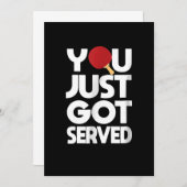 Tischtennis Men Butterfly Pong Save The Date (Vorne/Hinten)