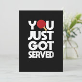 Tischtennis Men Butterfly Pong Save The Date (Stehend Vorderseite)