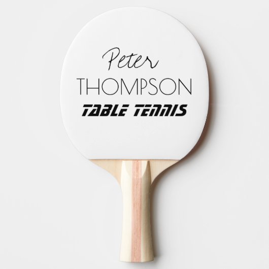 Tischtennis Monogram White Schläger (Vorderseite)