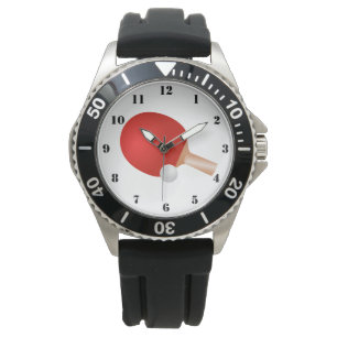 TISCHTENNIS-PADDEL UND BALL (KLINGELN PONG) ARMBANDUHR