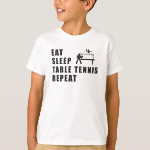Tischtennis Paddle Ping Pong Wiederholung Geschenk T-Shirt