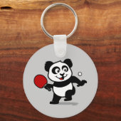 Tischtennis Panda Schlüsselanhänger (Vorderseite)