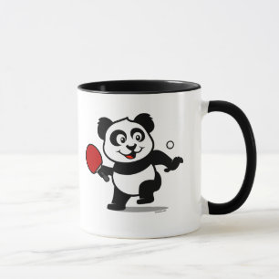 Tischtennis Panda Tasse