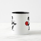 Tischtennis Panda Tasse (Zentrum)