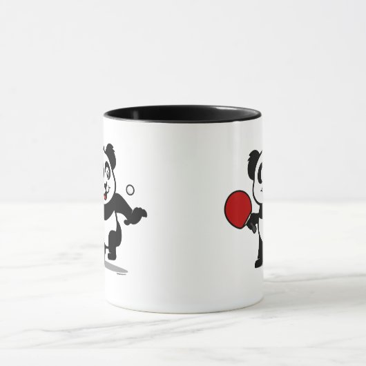 Tischtennis Panda Tasse (Zentrum)