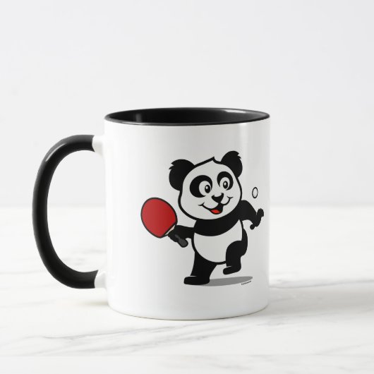 Tischtennis Panda Tasse (Links)
