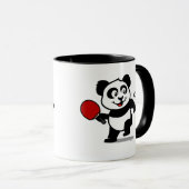 Tischtennis Panda Tasse (VorderseiteRechts)