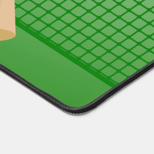 Tischtennis Ping Pong Design Desk Mat Schreibtischunterlage (Ecke)