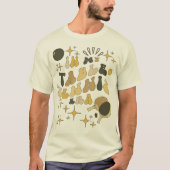 Tischtennis Ping-Pong-Eigener Text auf der Rücksei T-Shirt (Vorderseite)