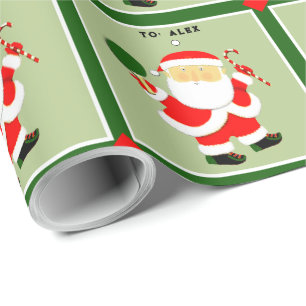 Tischtennis-Ping-Pong-Feiertagsgeschenk Geschenkpapier