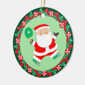 Tischtennis Ping-Pong-Geschenk Keramik Ornament (Links)