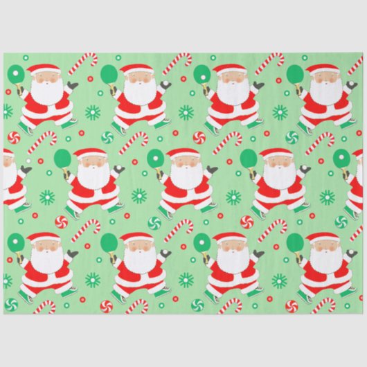 Tischtennis Ping-Pong-Holiday-Geschenk Seidenpapier (Vorderseite)