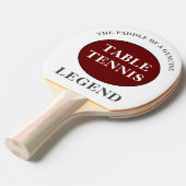 Tischtennis Ping Pong Legende Monogramm und Name h Schläger (Vorderseite)