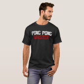 Tischtennis Ping Pong Meister von Friends Playa T-Shirt (Vorne ganz)