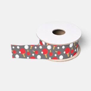 Tischtennis Ping Pong Muster Ripsband