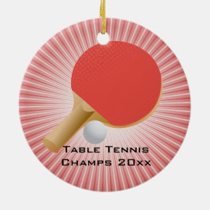 Tischtennis Ping Pong Ornament