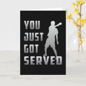 Tischtennis Ping Pong Paddle Spieler Funny Gift Karte (Gelbe Blume)