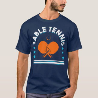 Tischtennis Ping Pong Player Club Ausstattung 7 T-Shirt