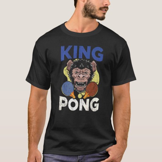 Tischtennis Ping Pong Player Racket Science 1 T-Shirt (Vorderseite)