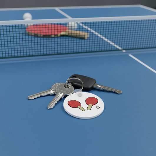 Tischtennis Ping Pong Schlüsselanhänger