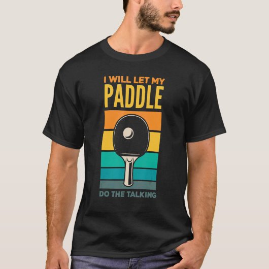 Tischtennis Ping Pong T-Shirt (Vorderseite)