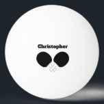 Tischtennis Ping Pong Thema Mit Monogramm Name Pin Tischtennisball<br><div class="desc">Single Tischtennisspieler und Doppel-Mannschaften werden Liebe dieses Tennis-Thema entworfen. Modernes Logo-Design mit zwei Tischtennisschlägern und einer Kugel. Fügen Sie Ihren Namen hinzu,  um ein angepasstes Design zu erstellen.</div>