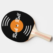 Tischtennis-Pingpongpaddel für Musik und Vinyl Tischtennis Schläger (Seitenansicht)