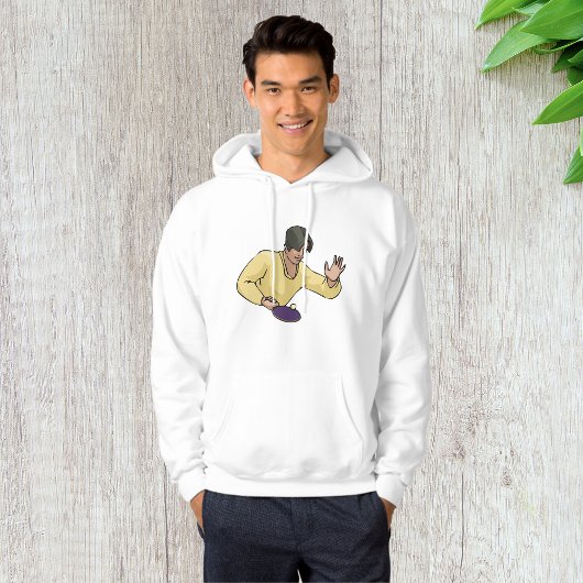 Tischtennis Player Mens Hoodie