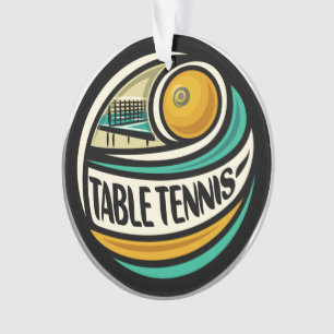 Tischtennis Pong Ornament
