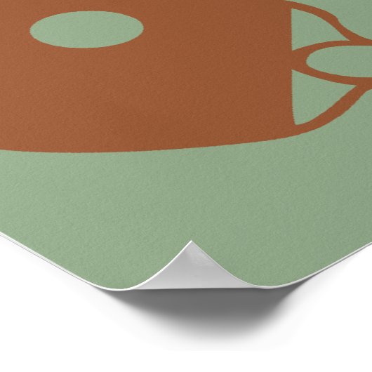 Tischtennis Pop Art Poster (Ecke)