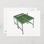 Tischtennis Postkarte (Vorne/Hinten)