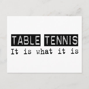Tischtennis Postkarte