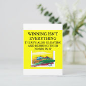 Tischtennis Postkarte (Stehend Vorderseite)