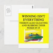 Tischtennis Postkarte (Vorne/Hinten)