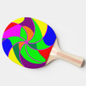 Tischtennis-Schläger/Paddel - färben Sie Tischtennis Schläger (Seitenansicht)