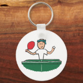 Tischtennis Schlüsselanhänger (Rückseite)