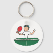 Tischtennis Schlüsselanhänger (Rückseite)