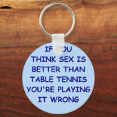 Tischtennis Schlüsselanhänger (Vorderseite)