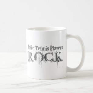 Tischtennis-Spieler-Felsen Kaffeetasse