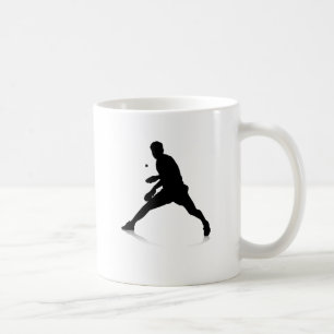 Tischtennis-Spieler Kaffeetasse