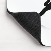 Tischtennis-Spieler Mousepad (Ecke)