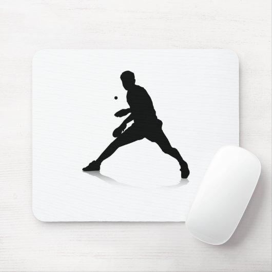 Tischtennis-Spieler Mousepad (Mit Mouse)