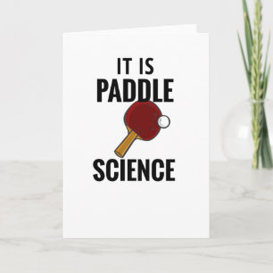 Tischtennis spielt Tischtennis-Tennisspieler Karte