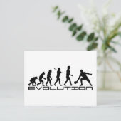 Tischtennis Sport Evolution Art Postkarte (Stehend Vorderseite)