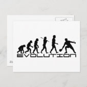 Tischtennis Sport Evolution Art Postkarte (Vorne/Hinten)