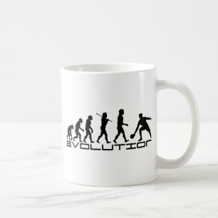 Tischtennis-Sport-Evolutions-Kunst Kaffeetasse
